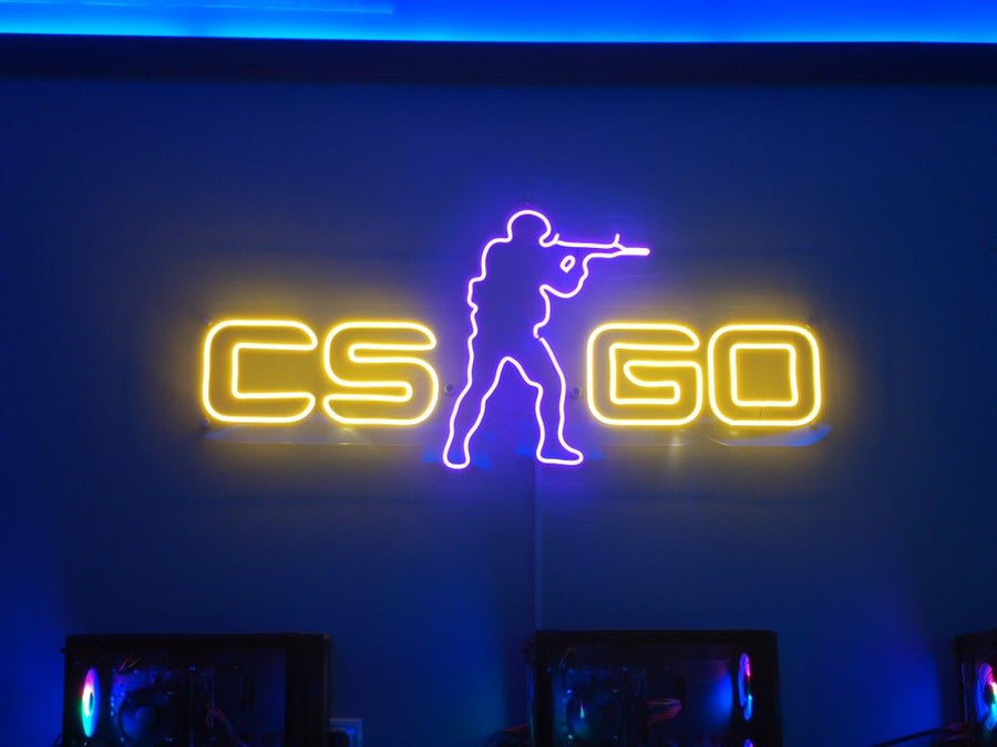 CS:GO Logo LED Neon Sign โ Gaming Room Wall Decor๐ฎ๐ฅ
