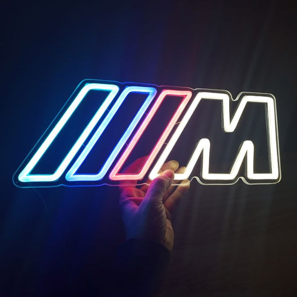 BMW M Logo LED Neon Sign – Premium Car Enthusiast Wall Decor 🚗🔥