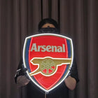 Arsenal UV Printed Neon Sign - LED Neon Light for Football Fans, Premium Custom Made