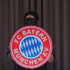 FC Bayern Munich UV Printed Neon Sign - LED Neon Light for Football Fans, Premium Custom Made
