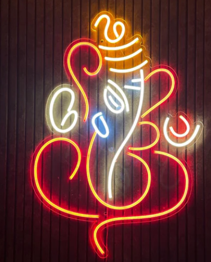 Divine Ganesha Neon Sign