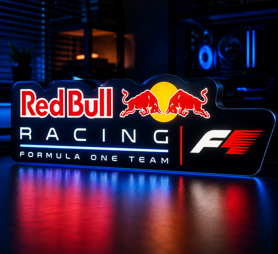 Premium Red Bull Racing F1 LED Desk Lamp